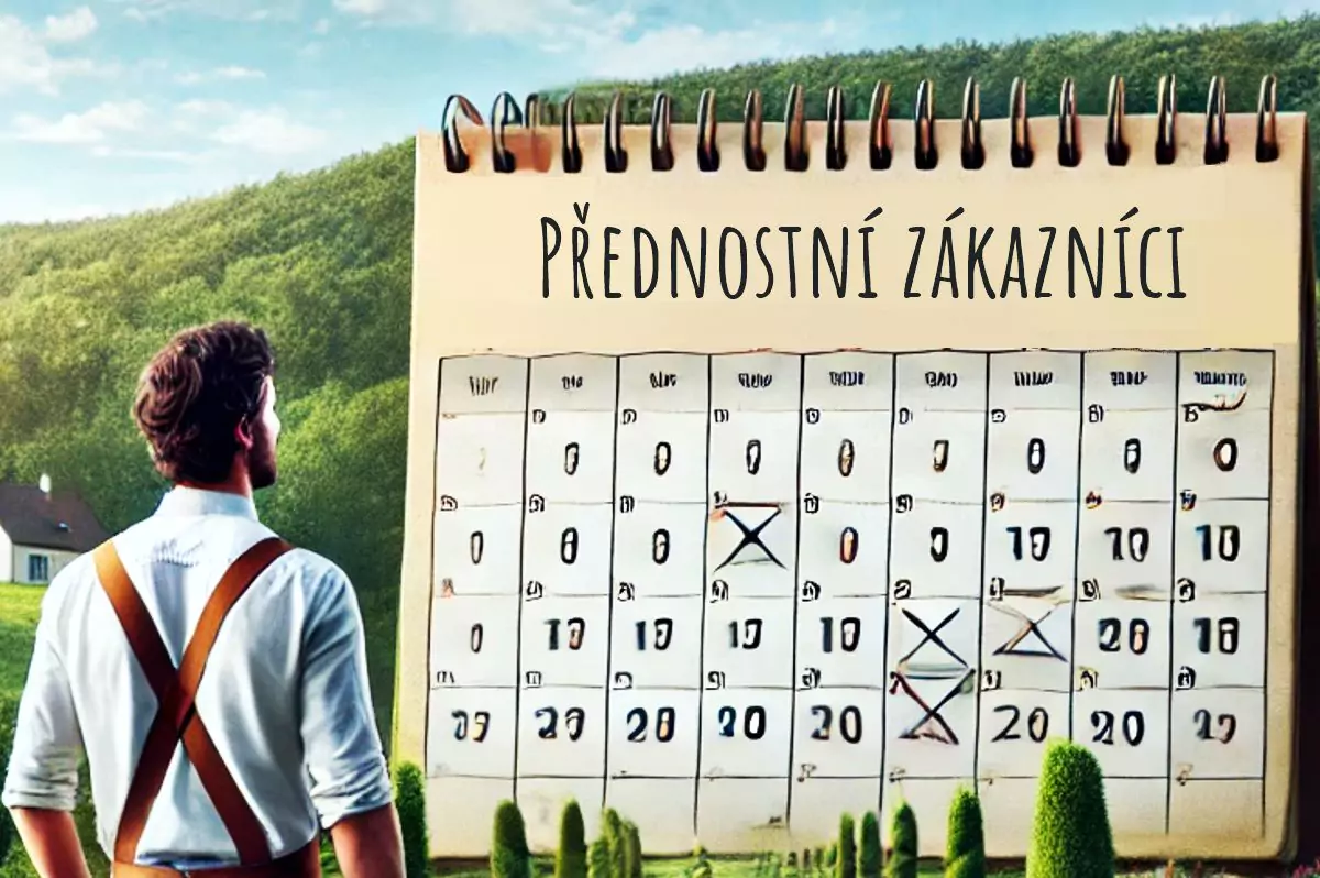 Přednostní rezervace termínů pro stálé zákazníky Přednostní rezervace termínů pro stálé zákazníky